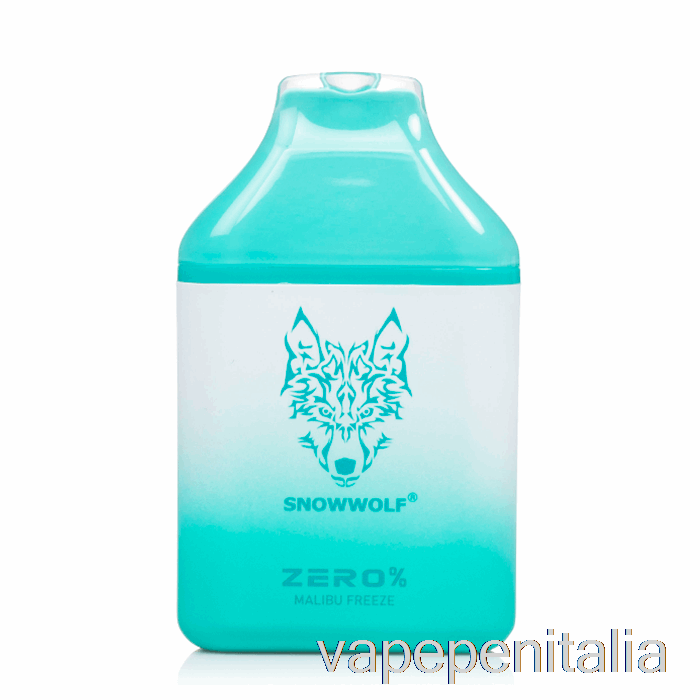 Vape In Italia Snowwolf Zero 5500 0% Malibu Freeze Usa E Getta Senza Nicotina